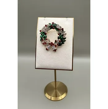 Brož Kovová brož "Vánoční věnec"