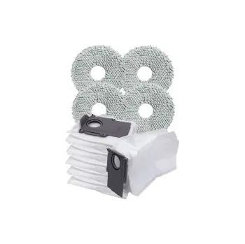 Sada příslušenství pro robotický vysavač Mopy a sáčky pro vysavač XIAOMI Roborock QRevo Edge C sada 6+4ks