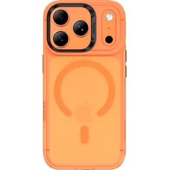 Pouzdro na mobilní telefon Magnetické ochranné pouzdro Benks Lucid Armor (C070) pro iPhone 17 Pro Max s tlačítkem pro ovládání fotoaparátu, oranžové