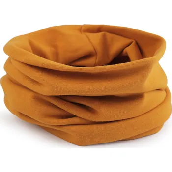 Čepice Bavlněná čepice / nákrčník unisex, velké, 49 hořčicová nákrčník