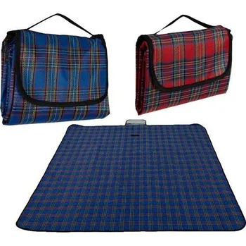 Pikniková deka Plážová pikniková deka 145 x 150 cm Červená