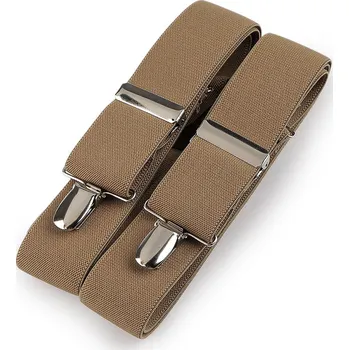 Kšandy Šle šíře 3,5 cm délka 125 cm, střední, 54 béžová