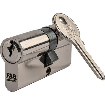 Vložka do dveří FAB vložka cylindrická stavební 1H.00/DNs 30/35 3kl. Ni