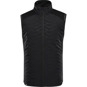 Pánská vesta ALPINE PRO Pánská ultralehká vesta s impregnací BERF 2 ČERNÁ