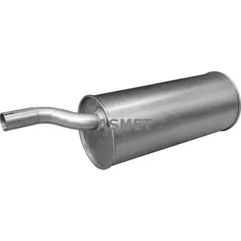 Výfukový systém Koncový tlumič výfuku ASMET 16.066