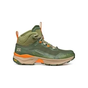 Pánská treková obuv GARMONT 9.81 ENGAGE MID GTX quadrifolium green/peel orange UK 9 obuv + DÁREK DLE VÝBĚRU!