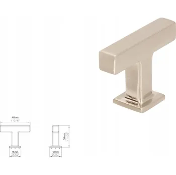 Nábytkové kování Nábytková úchytka SIRO 2520-46ZN21 vzhled nerezové oceli