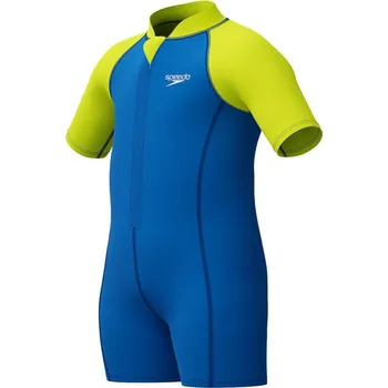 Chlapecké plavky Speedo LTS Neoprene Suit Infant Boys Blue/Green 6-9 Měsíců