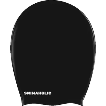 Plavecká čepice na dlouhé vlasy Swimaholic Rasta Cap Černá