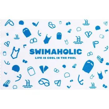 Plavecké brýle Hadřík na brýle Swimaholic Goggle Cloth Bílá