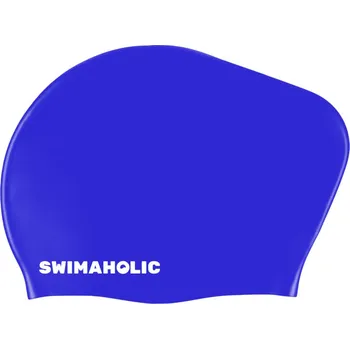 Plavecká čepice Plavecká čepice na dlouhé vlasy Swimaholic Long Hair Cap Modrá