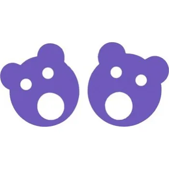 Matuska Dena Bear Rings 160x27mm Fialová