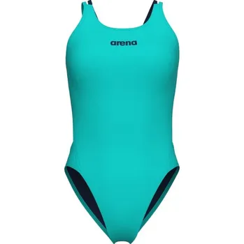 Dámské plavky Arena Performance Solid Tech Back Turquoise XS - UK30