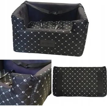 Pelíšek pro psa Autosedačka pro psa nebo kočku - Emma Paws černá M