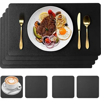 prostírání 4 PVC PROSTÍRÁNÍ POD TALÍŘE + 4 PODLOŽKY POD HRNKY 45*30cm