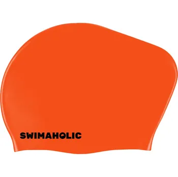Plavecká čepice Plavecká čepice na dlouhé vlasy Swimaholic Long Hair Cap Oranžová