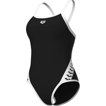 Dámské plavky Arena Icons Super Fly Back Solid Royal Black/White M - UK34