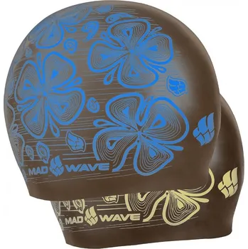 Mad Wave Reverse Flora Swim Cap Modro/žlutá