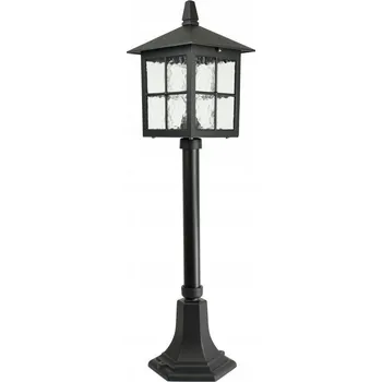 Venkovní osvětlení Kvadratický osvětlovací sloupek Su-ma E27 76 cm černý