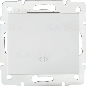 vypínač Křížový vypínač pod omítku Kanlux bílý 25074
