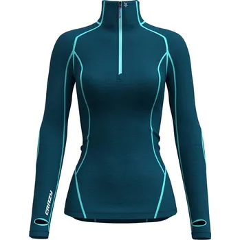 Dámské tričko Crazy základní vrstva Idea PULL ALLURE ZIP 2025/2026 Světle oranžová S Dámské