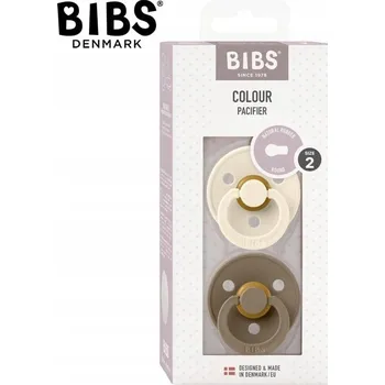 dudlíky Kulatý gumový Dudlík Bibs 6 měsíců +