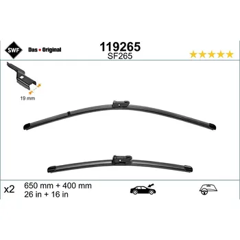 Stěrač List stěrače VALEO 119265