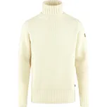 Fjällräven Pánský vlněný rolák Övik Roller Neck Sweater M 2025/2026 Bílá XXL Pánské