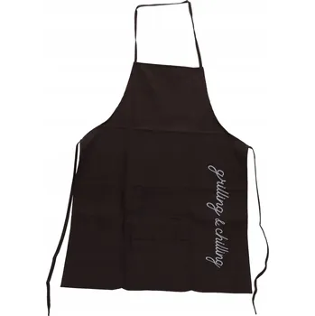 Kuchyňská zástěra Zástěra na grilování - bavlna, černá