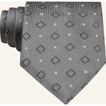 Kravata Boss Pánská Kravata, šedá / tmavě šedá / bílá, one size