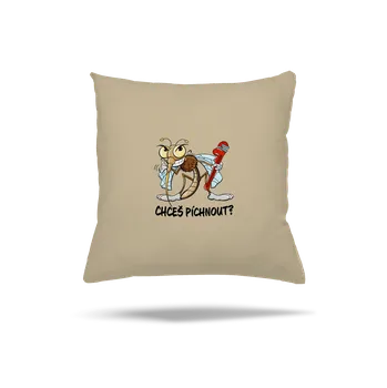Polštář Bastard Chceš píchnout? polštář Beige