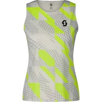 Běžecké oblečení SCOTT běžecké tílko RC Run léto Bílá XL Dámské