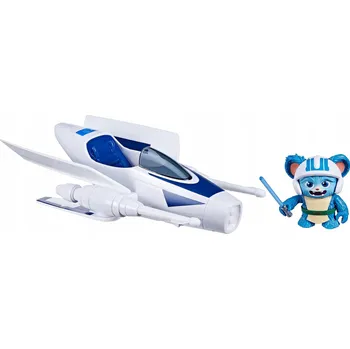 Star Wars F8015 Nubs Jedi Pilot s vesmírnou lodí, 10 cm