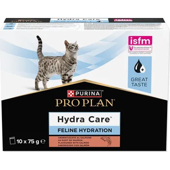 Krmivo pro kočku Kapsička PURINA PRO PLAN Hydra Care Feline doplněk hydratační losos 10x75g