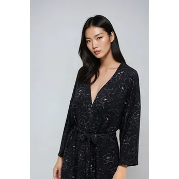 Dámské šaty Šaty Koi Béžová a černá - Babella S