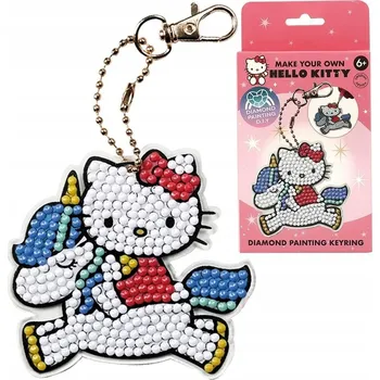 Malování diamantů podle čísel Hello Kitty