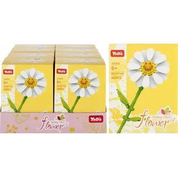 ostatní stavebnice Stavebnice Květiny 88 dílů Sedmikráska MC složte kytici
