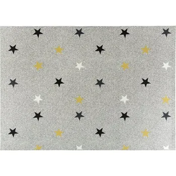Koberec 100x200 cm DĚTSKÝ KOBEREC Z KOBERCE SE VZOREM HVĚZDIČEK