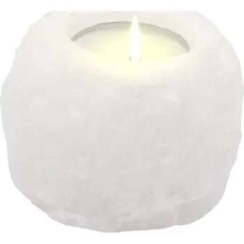 Svícen Aw. gifts Svícen z himalájské soli na čajovou svíčku Barva: Bílá