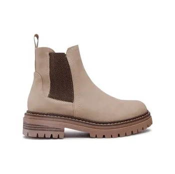 Dámské kozačky Polokozačky Jenny Fairy WS5195-25 Béžová 35