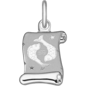 Přívěsek Bealio BEALIO 03596 Stříbrný přívěsek znamení zvěrokruhu pergamen RYBY 03-03596-3842