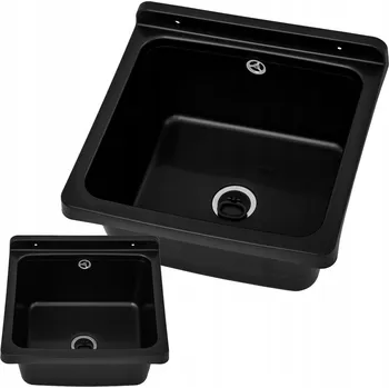 Obraz Jednokomorový dřez Gamma polypropylen černý