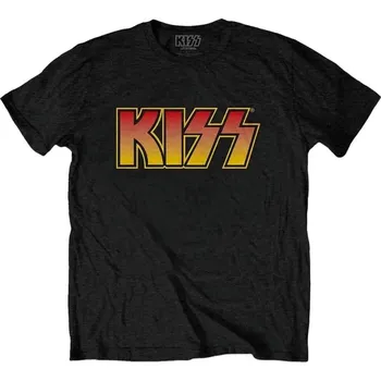 Pánské tričko Kiss Tričko Classic Logo Unisex Black M
