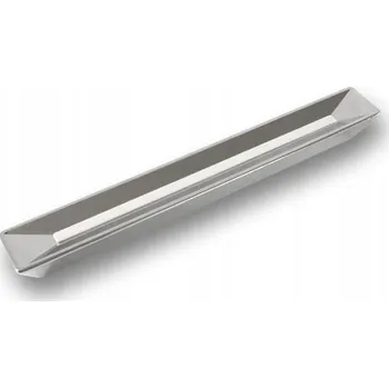 Nábytkové kování Nábytková úchytka SIRO 2090-228ZN1A4 chrom lesklý/bílá