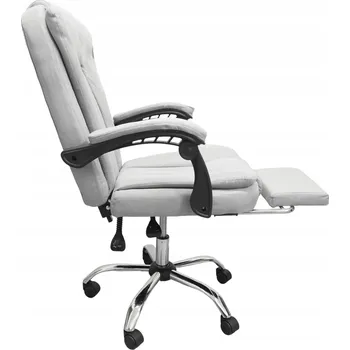 Otočná kancelářská židle Ecarla šedá