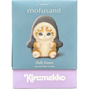 plyšák Originální Mofusand Kiramekko Plyšová Série Koťátek - Slepý Box (Vinyl)