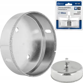 Vrták DIAMANTOVÝ VRTÁK KORUNKOVÝ VRTÁK 100 MM PRO DLAŽDICE GEKO