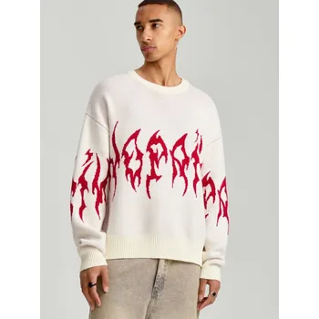 Oblečení a móda Svetr s kulatým výstřihem - L - House - krémový - 364CD-01X