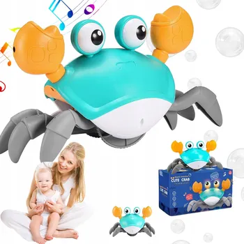 Hračka pro nejmenší UNIKAJÍCÍ PLAZÍCÍ SE KRAB INTERAKTIVNÍ DĚTSKÁ HRA HRAČKA PRO LEZENÍ