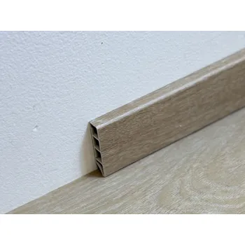 Egibi Lišta podlahová SPC Canadian design, vinylová tvrzená, Canmore, Dub nature, 50x1200mm